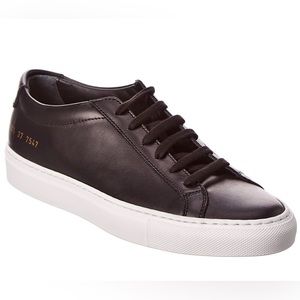 Common Projects - NEW Black Italian Leather Sneaker